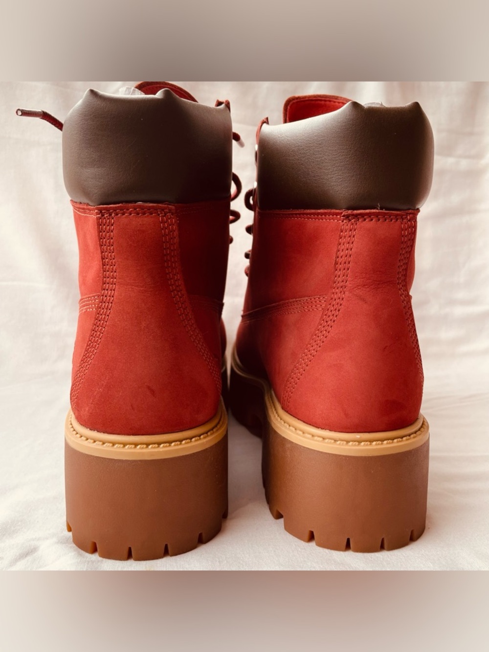 Timberland Stone Street 6-Inch Brick Waterproof  Leather Platform Boot Womens 10 - Picture 3 of 7